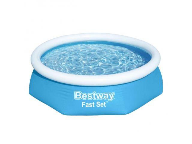 Надувной бассейн Fast Set, 244 х 61 см, BESTWAY - фото 1 - id-p203140040