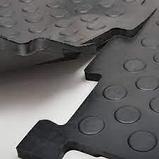 Напольное покрытие "Пазл" Модульное покрытие Резиновая плитка Унидор 500*500*20мм вес 7кг, фото 6