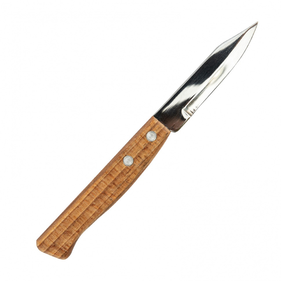Нож для овощей и фруктов, 170 мм, лезвие 75 мм, деревянная рукоятка// Hausman - фото 2 - id-p203140359