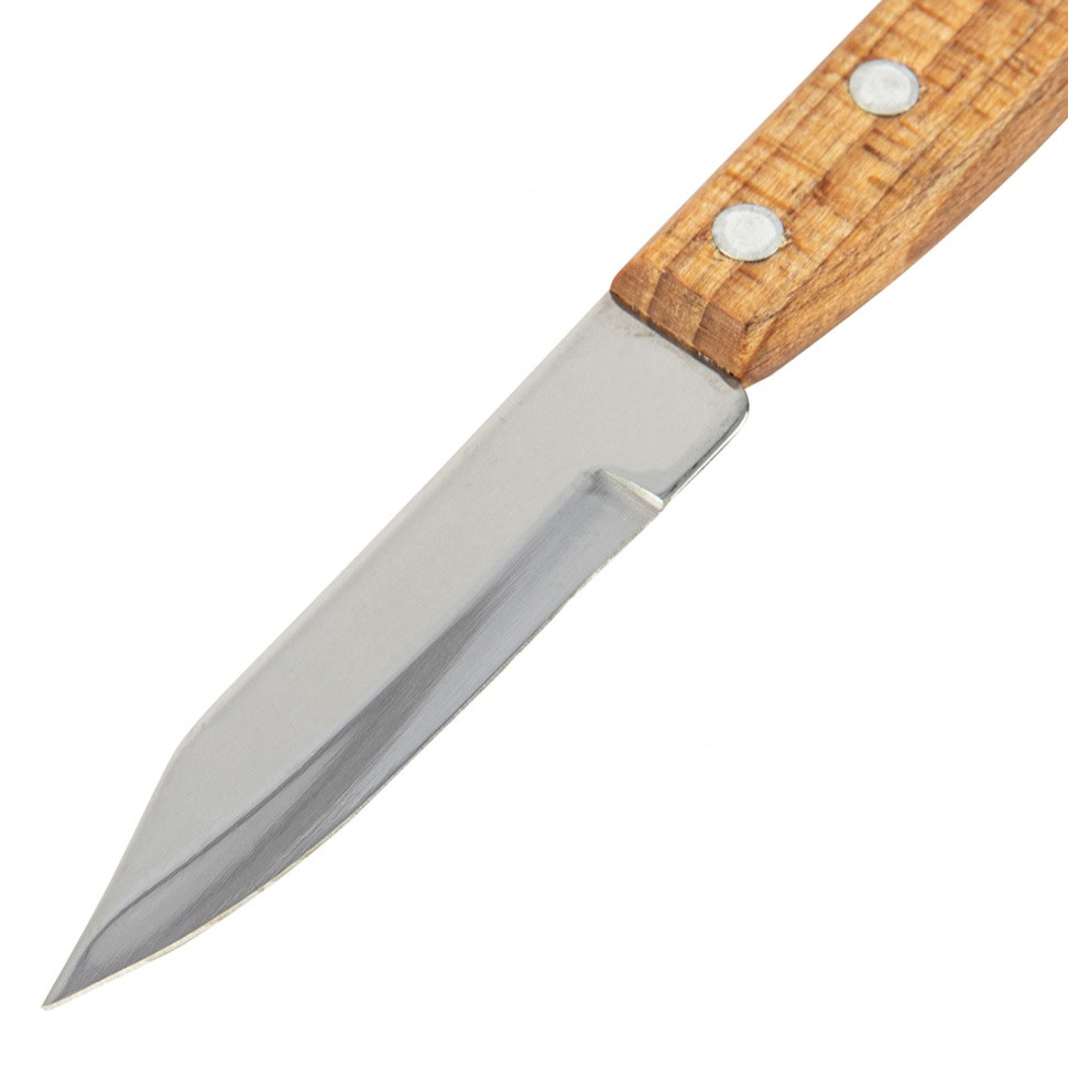 Нож для овощей и фруктов, 170 мм, лезвие 75 мм, деревянная рукоятка// Hausman - фото 3 - id-p203140359