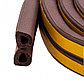 Уплотнитель резиновый, 6 м, профиль "D", коричневый Сибртех, фото 3