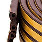 Уплотнитель резиновый, 12 м, профиль "P", коричневый Сибртех, фото 3