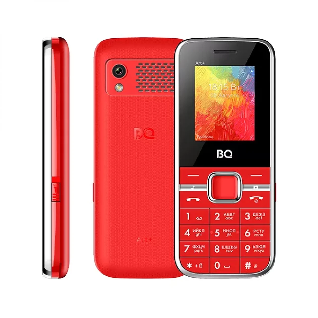 Мобильный телефон BQ BQ-1868 Art+ (красный) - фото 1 - id-p203141179