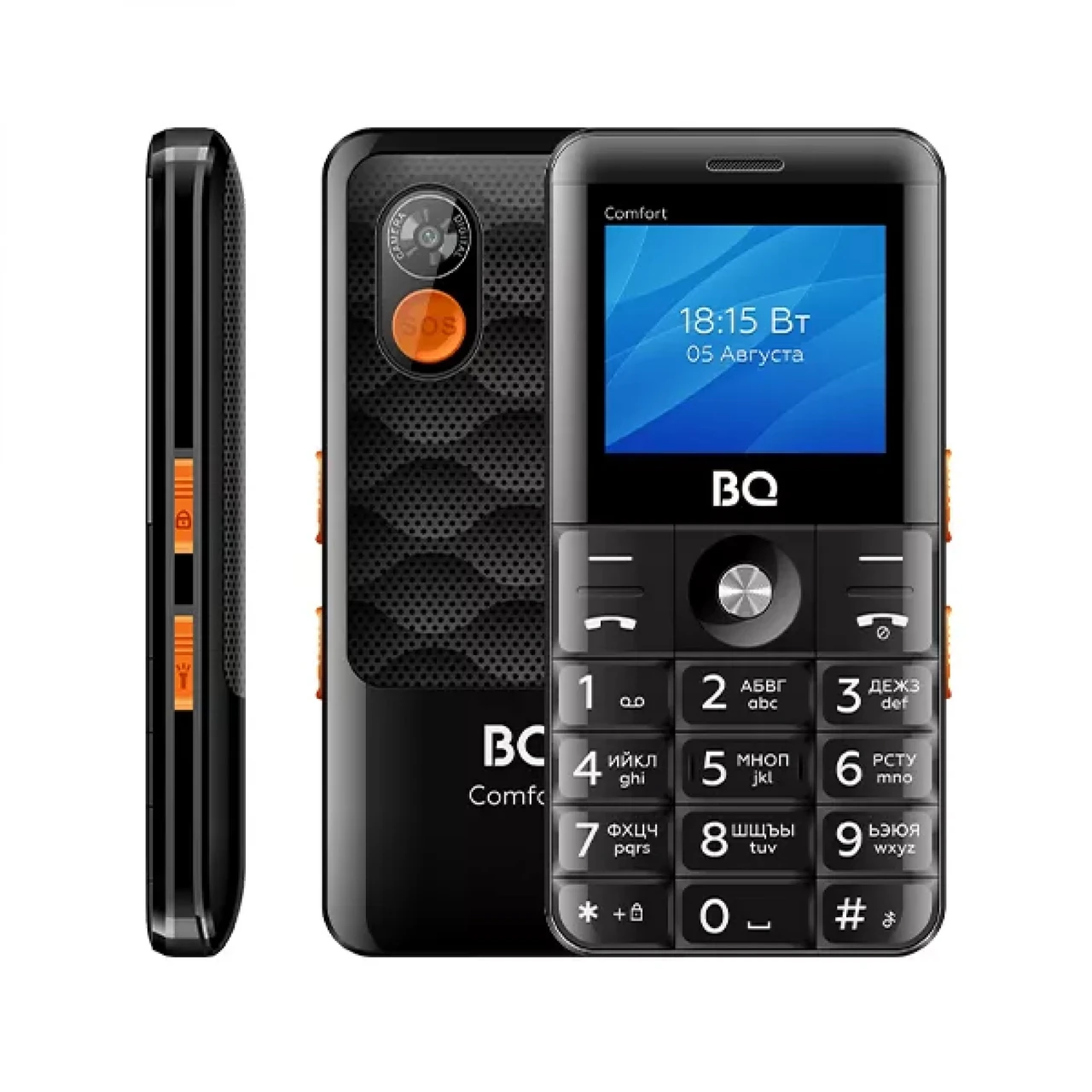 Мобильный телефон BQ BQ-2006 Comfort (черный) - фото 1 - id-p203141182