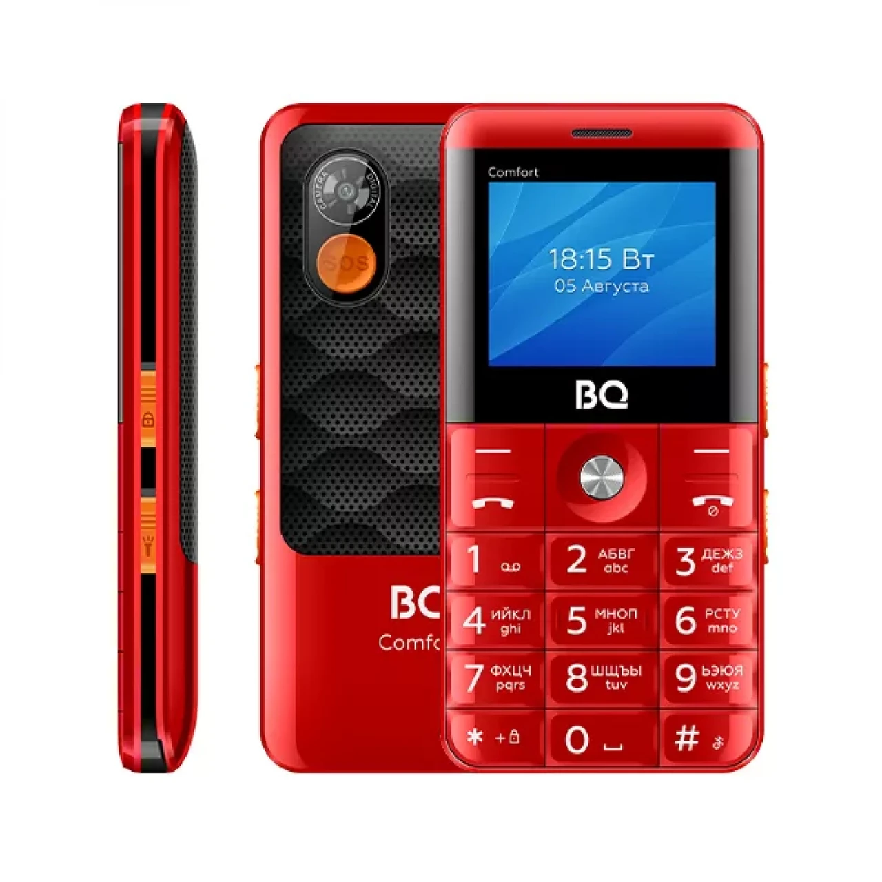 Мобильный телефон BQ BQ-2006 Comfort (красный) - фото 1 - id-p203141183