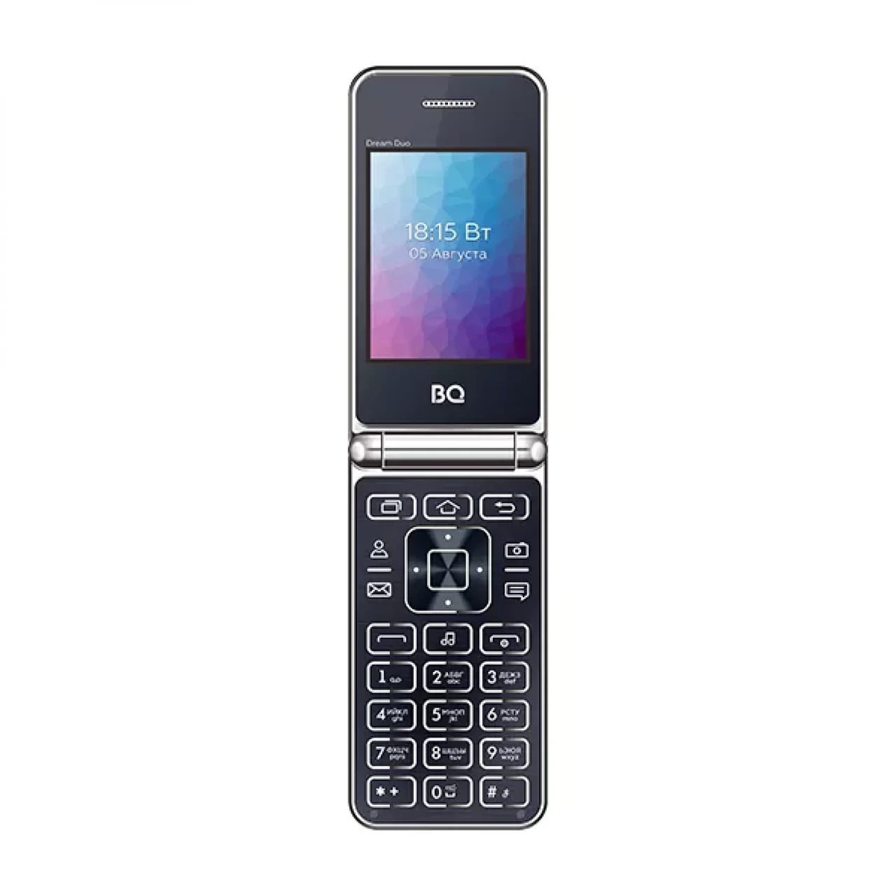 Мобильный телефон BQ BQ-2446 Dream Duo (черный) - фото 1 - id-p203141187