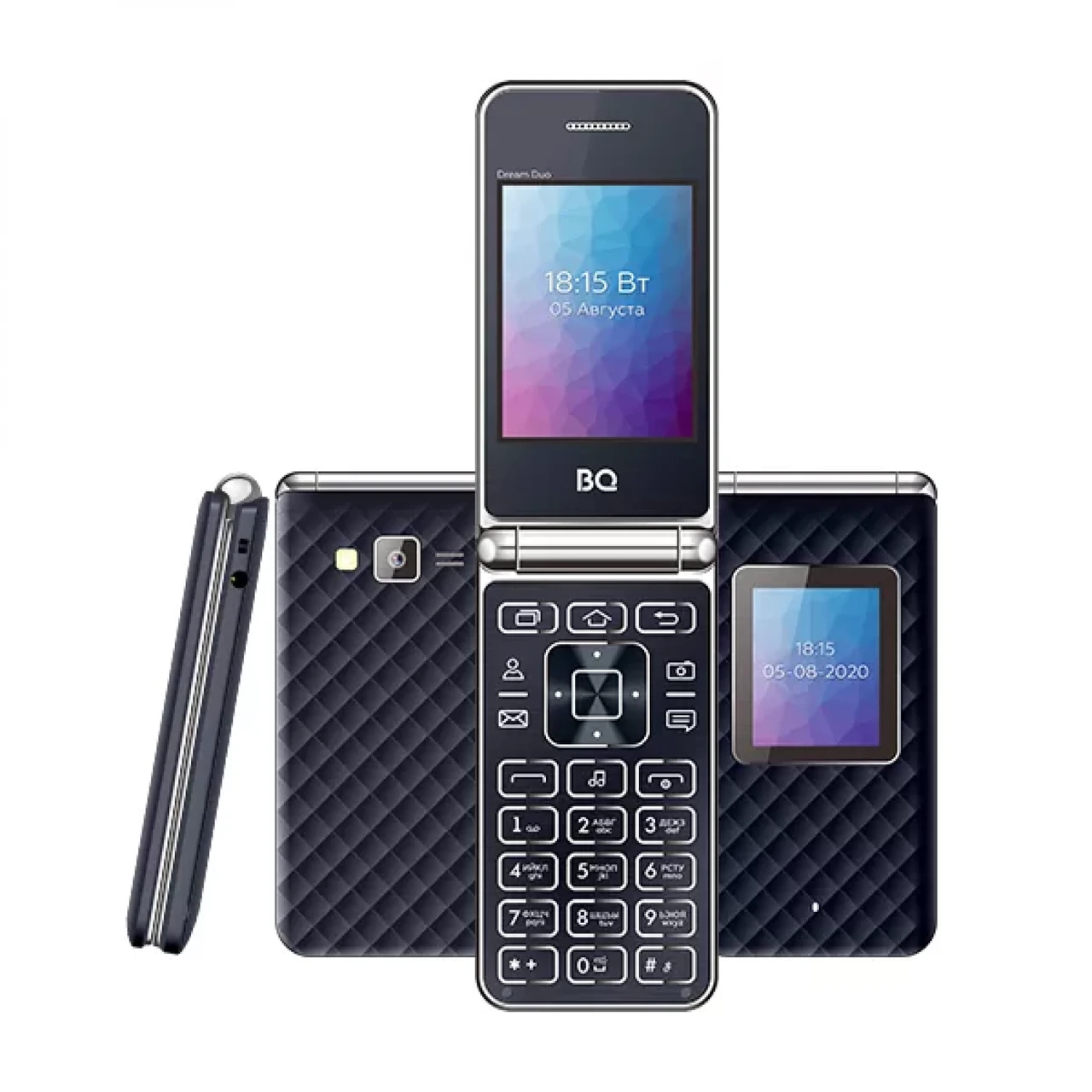 Мобильный телефон BQ BQ-2446 Dream Duo (синий) - фото 1 - id-p203141188