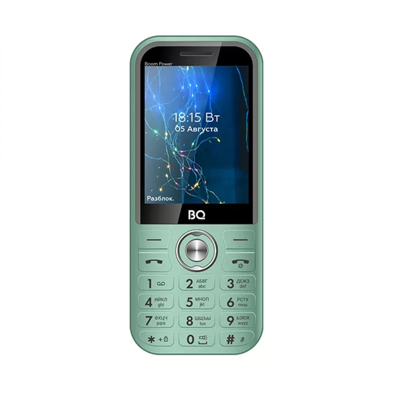 Мобильный телефон BQ BQ-2826 Boom Power (зеленый) - фото 1 - id-p203141192