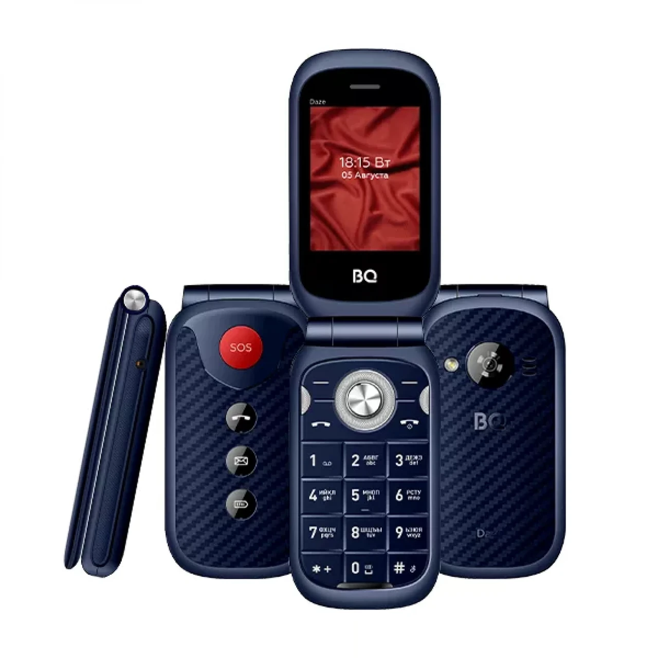 Мобильный телефон BQ BQ-2451 Daze (синий) - фото 1 - id-p203141195
