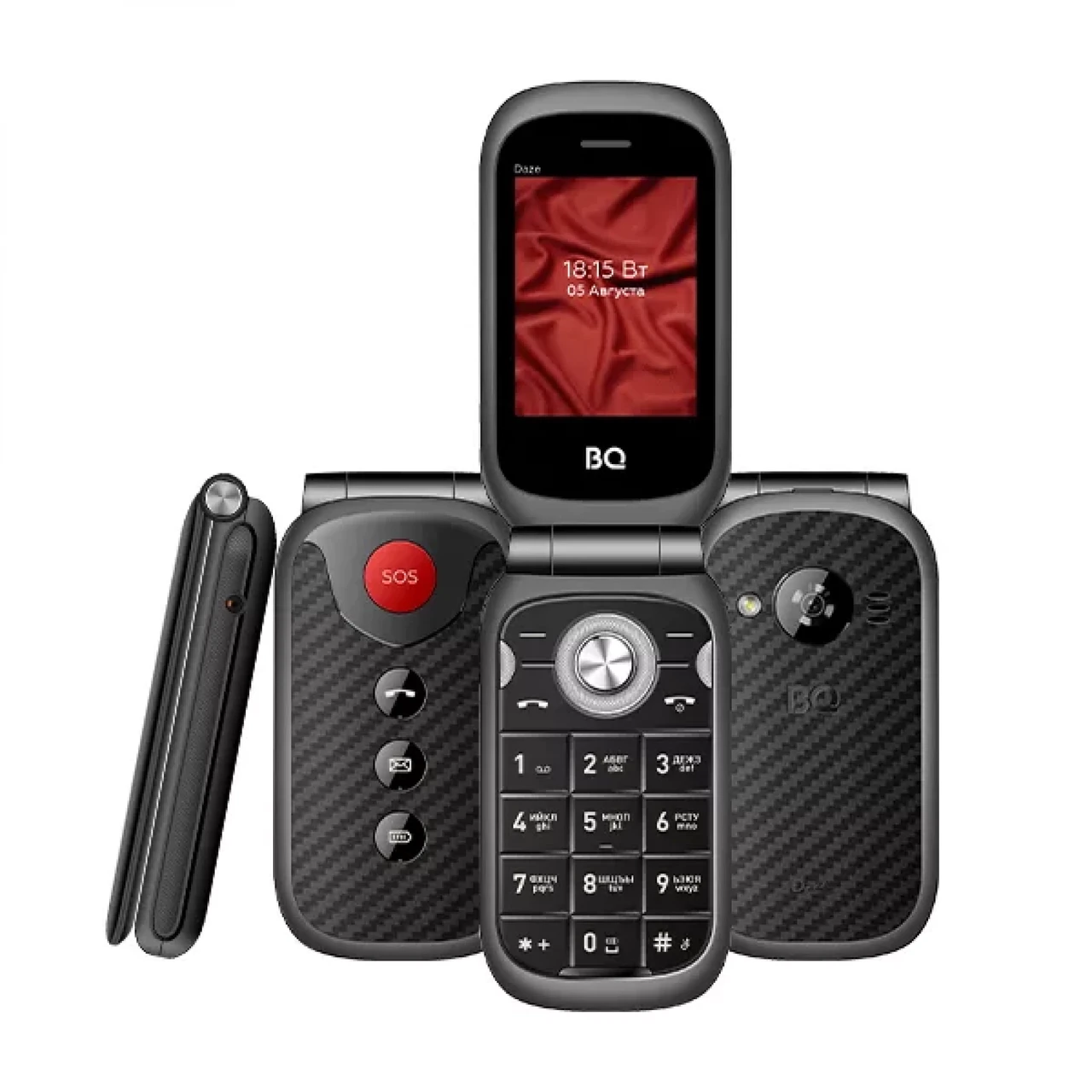 Мобильный телефон BQ BQ-2451 Daze (серый) - фото 1 - id-p203141198