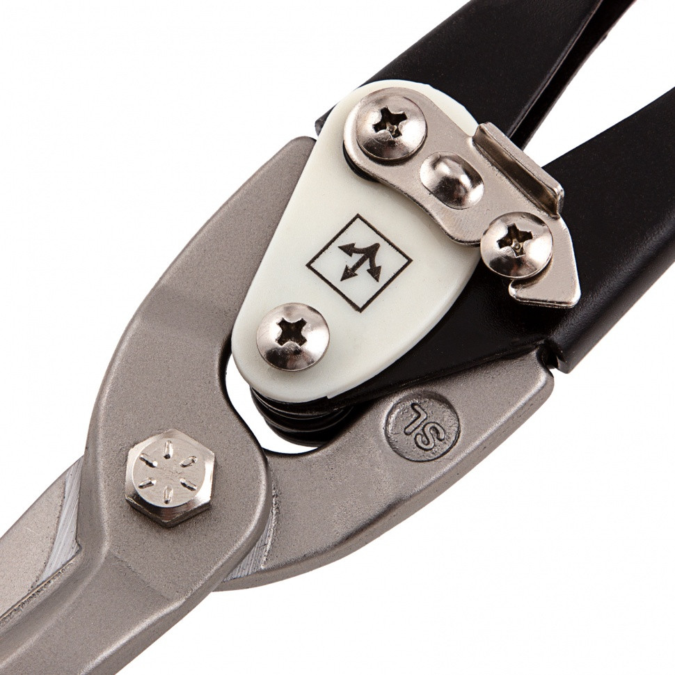 Ножницы по металлу, удлиненные, 290 мм, прямой рез, CrMo, двухкомпонентные обрезиненные рукоятки, PRO Matrix - фото 5 - id-p203140768