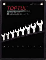 Набор инструментов Toptul Набор ключей рожк. 6-22 мм (черное полотно) - фото 1 - id-p203142520