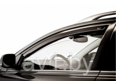 Ветровики (дефлекторы) вставные Renault Logan II (2014- по н. вр.) Stepway/ Рено Логан 2 Степвей (14-) / Delta - фото 3 - id-p202879455