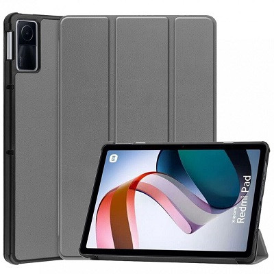Полиуретановый чехол JFK Smart Case серый для Xiaomi Redmi Pad - фото 1 - id-p203150947