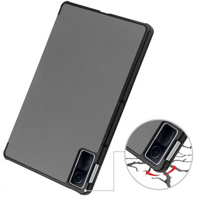 Полиуретановый чехол JFK Smart Case серый для Xiaomi Redmi Pad - фото 5 - id-p203150947
