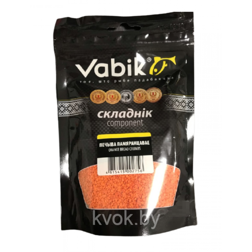Добавка к прикормке Vabik PRO Печиво оранжевое 150 гр - фото 1 - id-p203151143