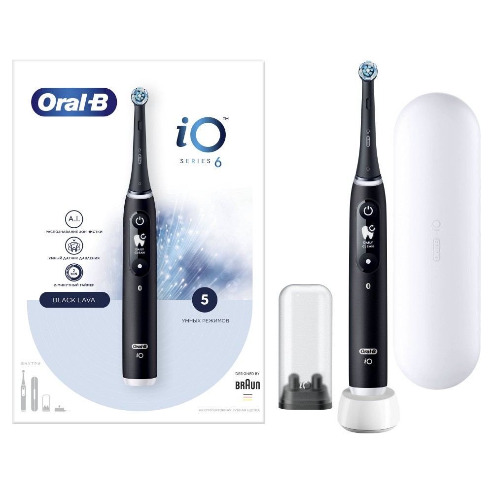Электрическая зубная щетка Oral-B iO 6 - фото 1 - id-p203151229