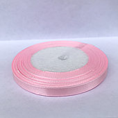 Лента атласная, 6 мм*23 м, жемчужно-розовый