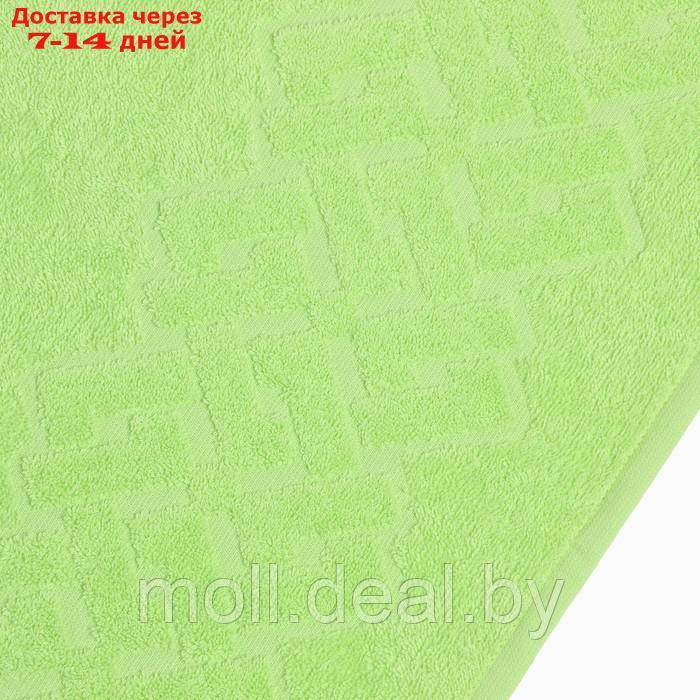Полотенце махровое Baldric 100Х150см, цвет зелёный, 350г/м2, 100% хлопок - фото 3 - id-p203113390