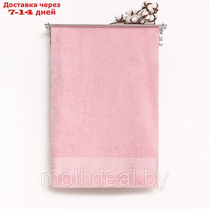 Полотенце махровое Pirouette 100Х150см, цвет розовый, 420г/м2, 100% хлопок - фото 1 - id-p203113657