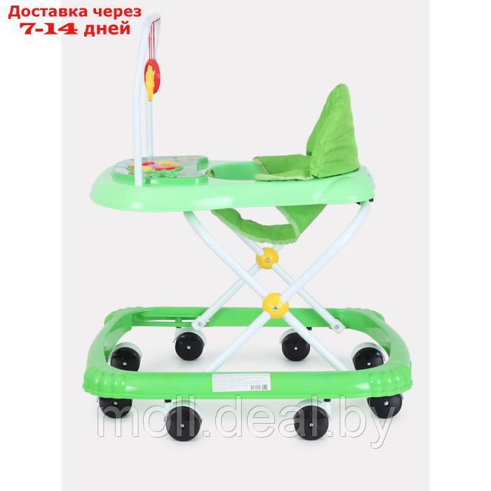 Ходунки детские RW111 Green, цвет зеленый - фото 2 - id-p203114731