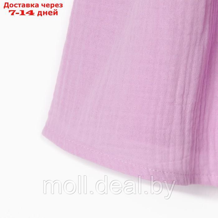 Сарафан для девочки MINAKU цвет лиловый, рост 110 - фото 4 - id-p203114735