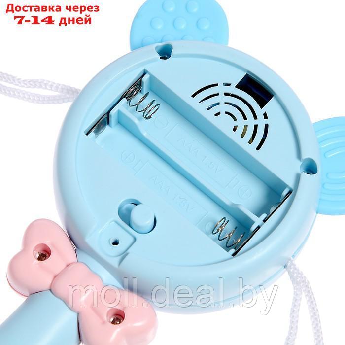 Музыкальная игрушка "Забавный мишутка", звук, свет, цвет голубой - фото 4 - id-p203113878