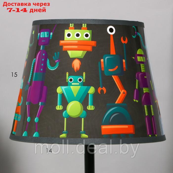 Настольная лампа "Роботы" Е14 15Вт 20х20х27 см - фото 4 - id-p203112433