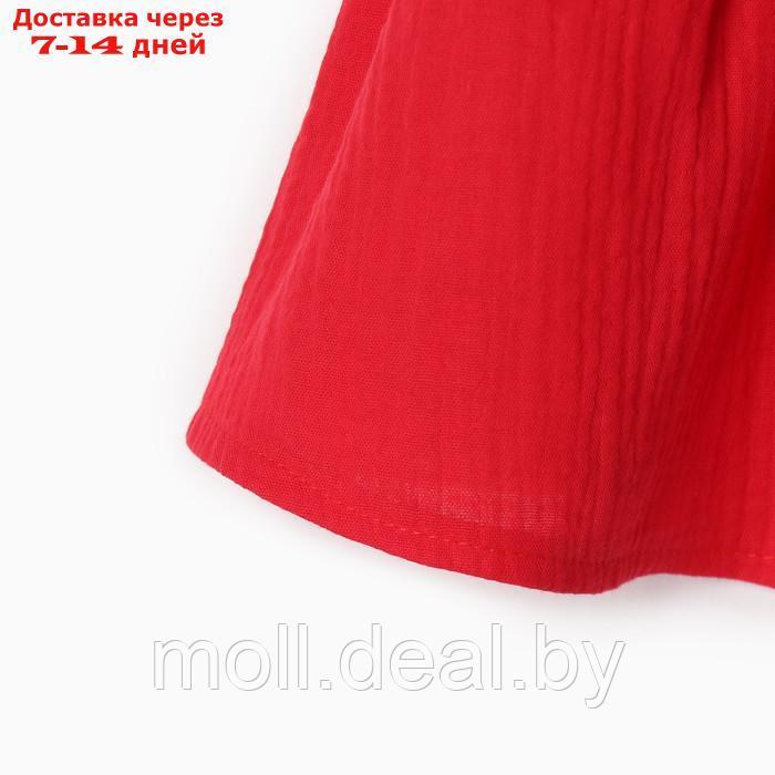 Сарафан для девочки MINAKU цвет красный, рост 158 - фото 4 - id-p203112526