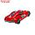 Машинка  Turbo "V-MAX" красная 40 см.  И-5856, фото 2