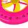 Тарелка летающая, фрисби Барби,  со светом и турбиной, фото 3
