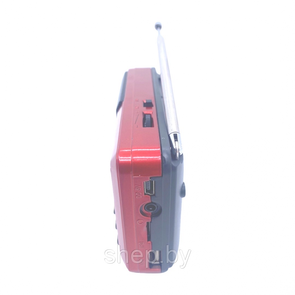 Аккумуляторный Цифровой радиоприемник с USB/TF/FM Luxe Bass LB-A72 цвет: черный, красный - фото 3 - id-p203156876