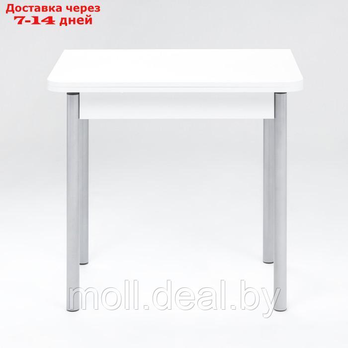 Стол ломберный 790(1180)х590х750, металик серый/Белый - фото 5 - id-p203110987