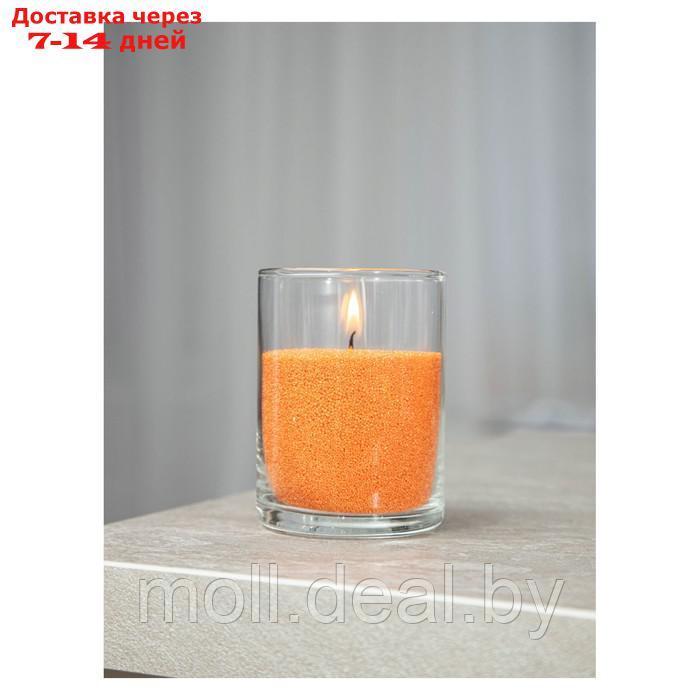Свеча в гранулах "RosCandles" оранжевые в банке ПЭТ 300г + фитили - фото 2 - id-p203114253