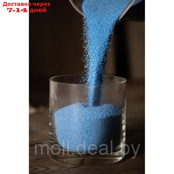 Свеча в гранулах "RosCandles" синие в банке ПЭТ 300г+ фитили - фото 3 - id-p203114275