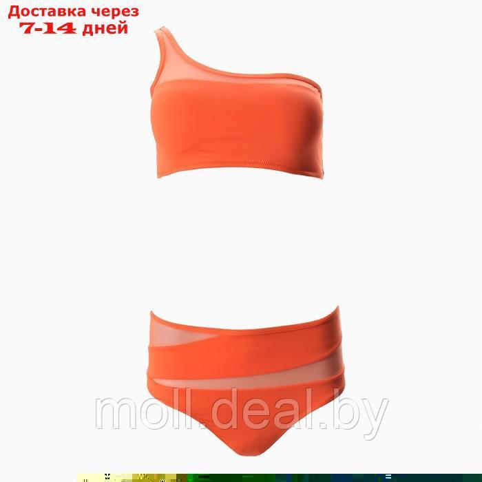 Купальник женский раздельный, цвет оранжевый, размер 40 (44) - фото 6 - id-p203112870