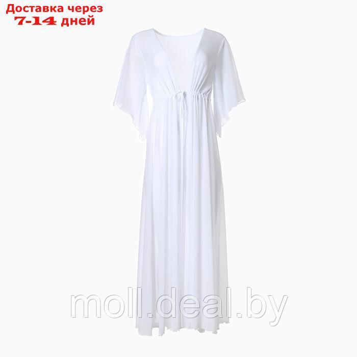 Туника пляжная женская, цвет белый, размер 54 - фото 8 - id-p203112918