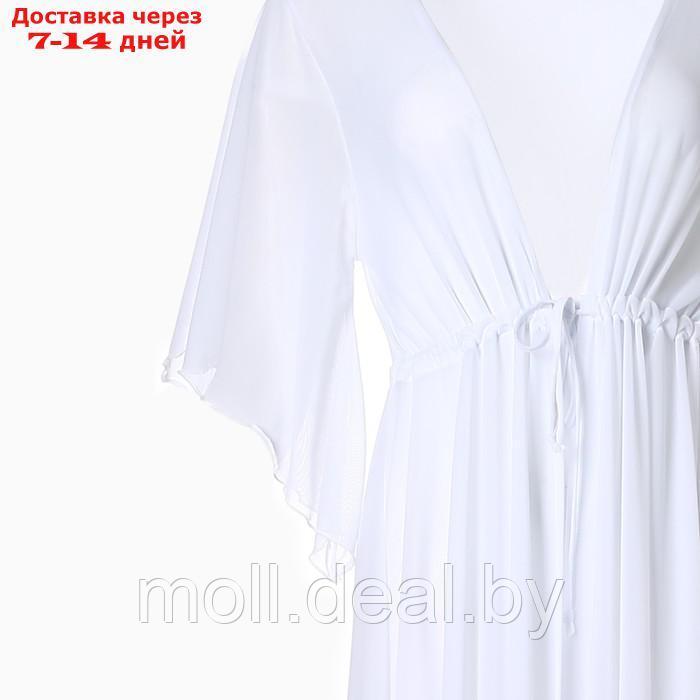 Туника пляжная женская, цвет белый, размер 54 - фото 10 - id-p203112918