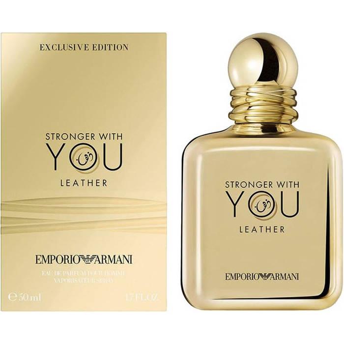 Мужская туалетная вода Emporio Armani Stronger With You Leather edt 100ml (PREMIUM)