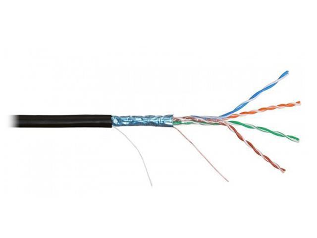 Сетевой кабель Ripo FTP 4 cat.5e 24AWG CCA Outdoor 25m 001-122003-25 - фото 1 - id-p203159581