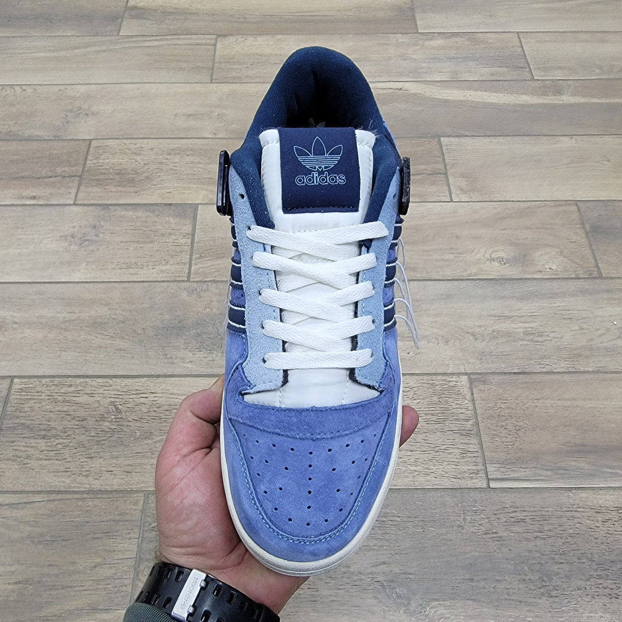 Кроссовки Adidas Forum 84 Low Blue Gum Shoes - фото 3 - id-p203161611