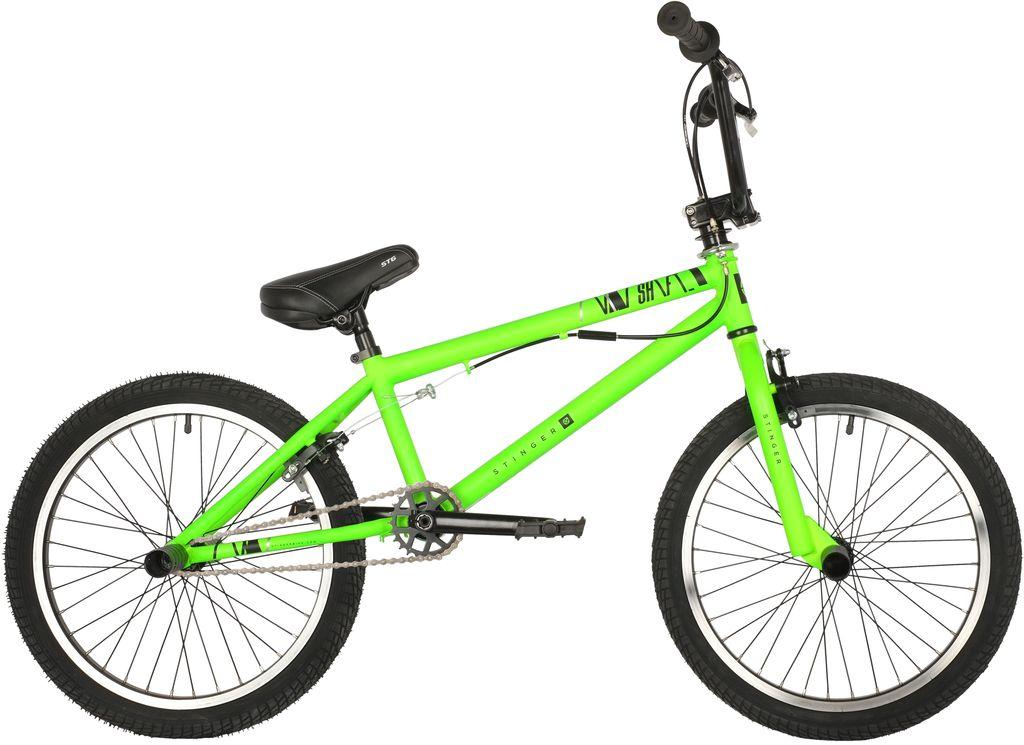 Велосипед Подростковый STINGER Shift 20 р.10 quot; Зеленый (20BMX.SHIFT.10GN1) - фото 2 - id-p203161571