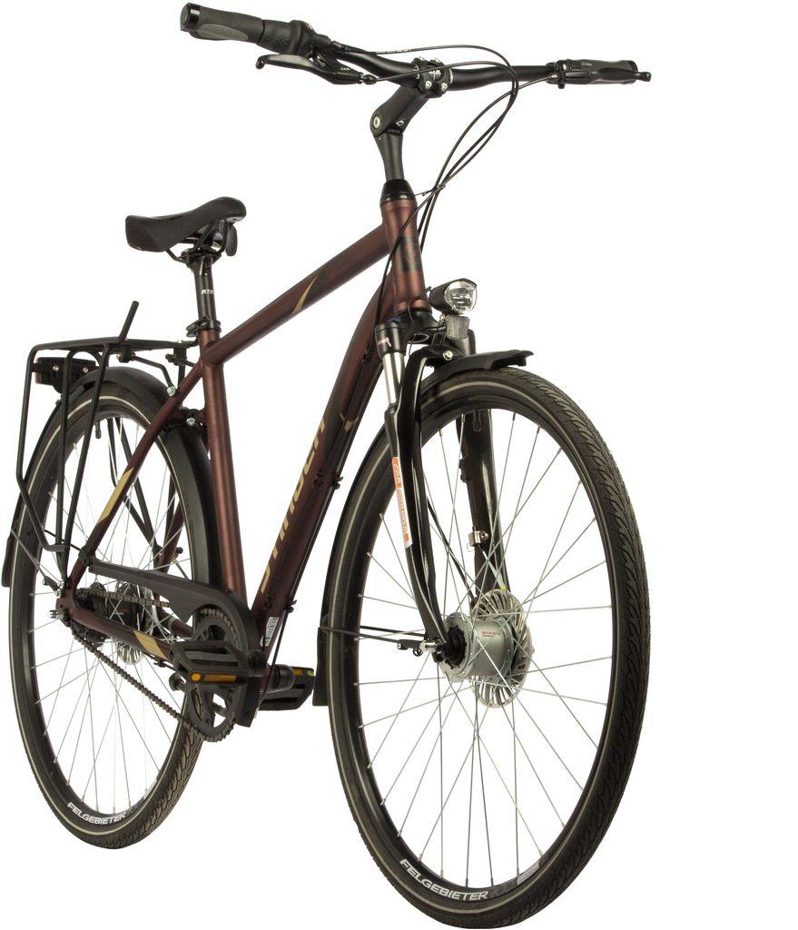 Велосипед Треккинг STINGER Vancouver Evo 28 р.60cm Коричневый (700AHR.VANCEVO.60BN1) - фото 2 - id-p203161572