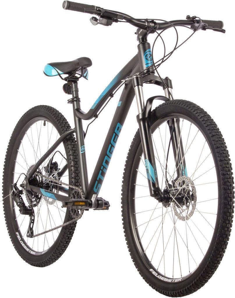 Велосипед Горный женский STINGER Vega Pro 27.5 р.15 quot; Черный (27AHD.VEGAPRO.15BK1) - фото 2 - id-p203161578