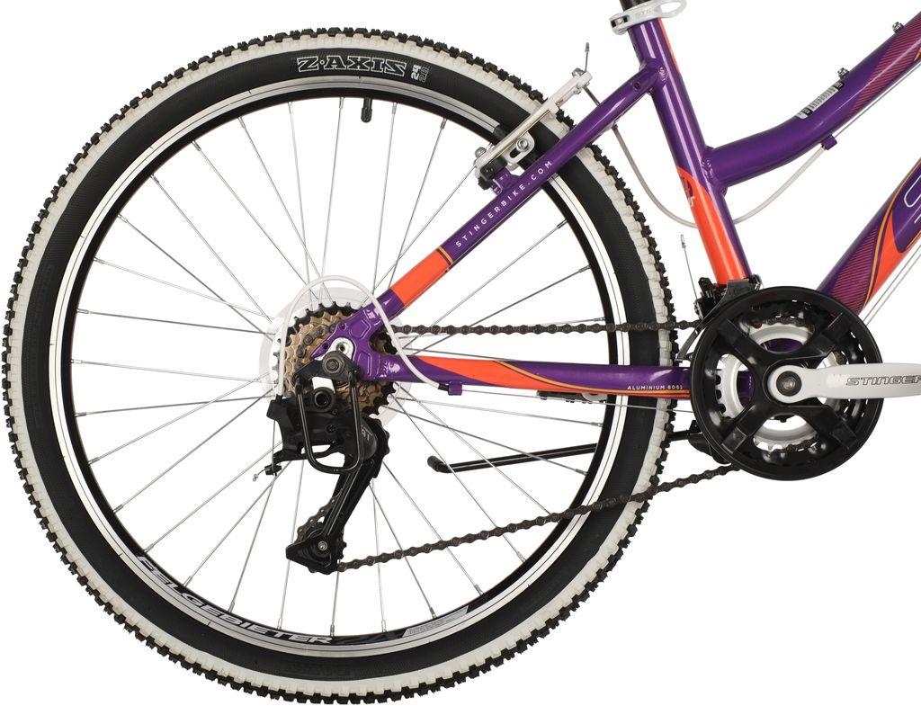 Велосипед Подростковый женский STINGER Laguna 24 р.12 quot; Фиолетовый (24AHV.LAGUNA.12VT10) - фото 4 - id-p203161583