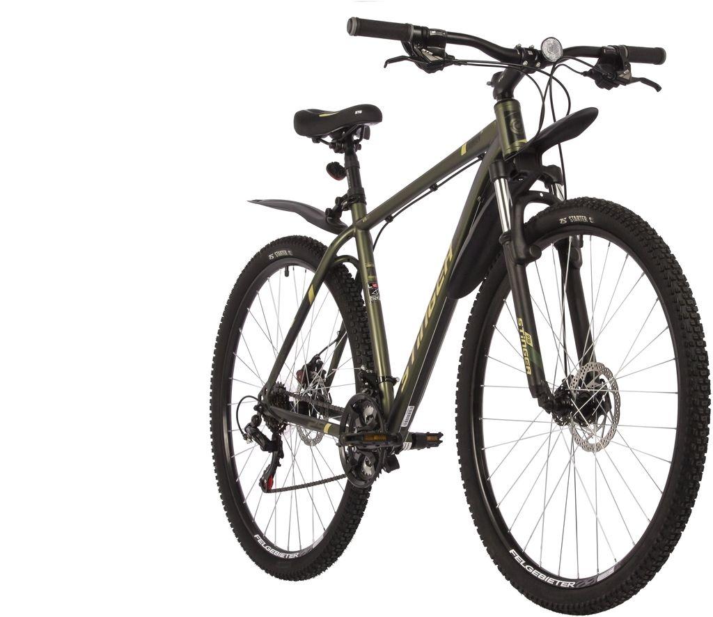 Горный Велосипед STINGER CAIMAN D 29 р.22 Зеленый (29SHD.CAIMAND.22GN2) - фото 2 - id-p203141910