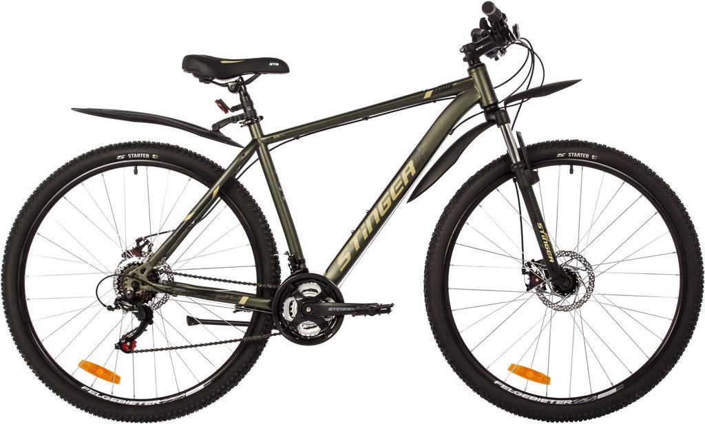 Горный Велосипед STINGER CAIMAN D 29 р.22 Зеленый (29SHD.CAIMAND.22GN2) - фото 8 - id-p203141910