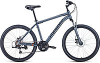 Горный велосипед хардтейл Forward HARDI 26 2.1 D (18 quot; рост) серый матовый/черный 2022 год (RBK22FW26707)