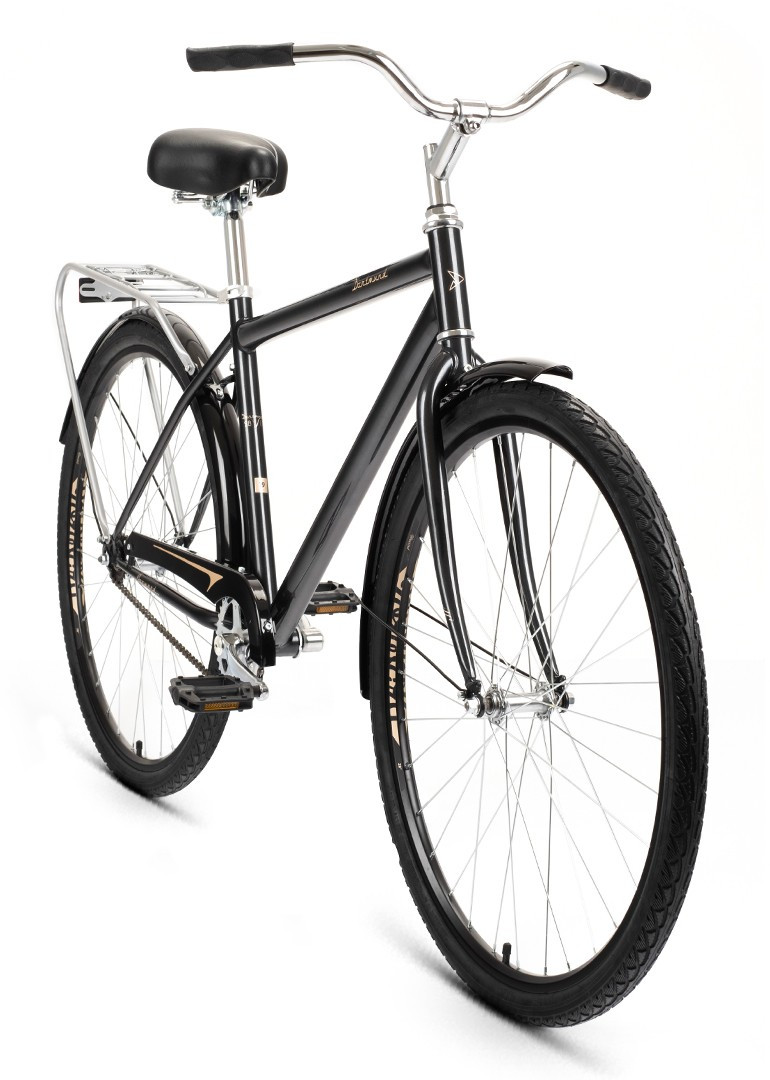 Городской велосипед Forward DORTMUND 28 1.0 (19 quot; рост) черный/бронзовый 2022 год (RBK22FW28609) - фото 2 - id-p203141954