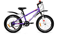 Детский велосипед хардтейл Forward UNIT 20 2.0 (10.5 quot; рост) фиолетовый/белый 2022 год (IBK22FW20062)